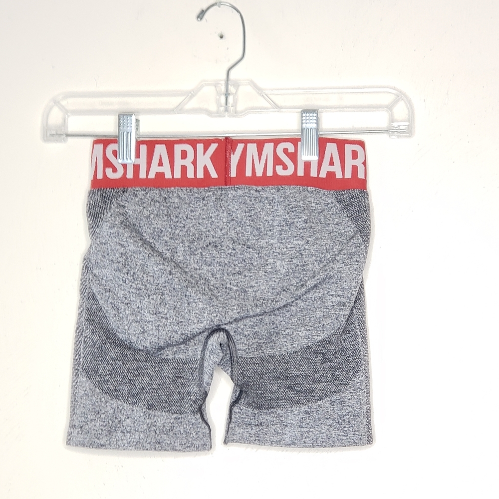 Gymshark Flex Shorts In Charcoal And Red Size Xs - image 5
